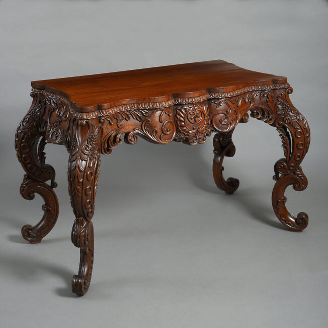 19th Century Padauk Ceylonese Side Table