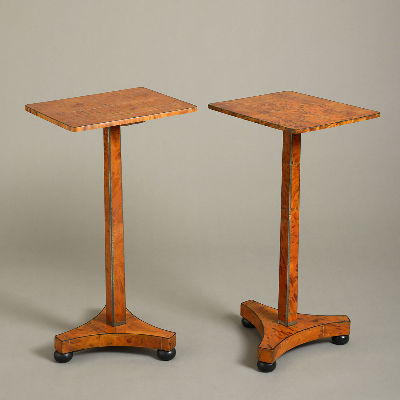 Pair of Regency Tortoiseshell Tables
