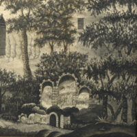 Silkwork Picture of Chiswick House