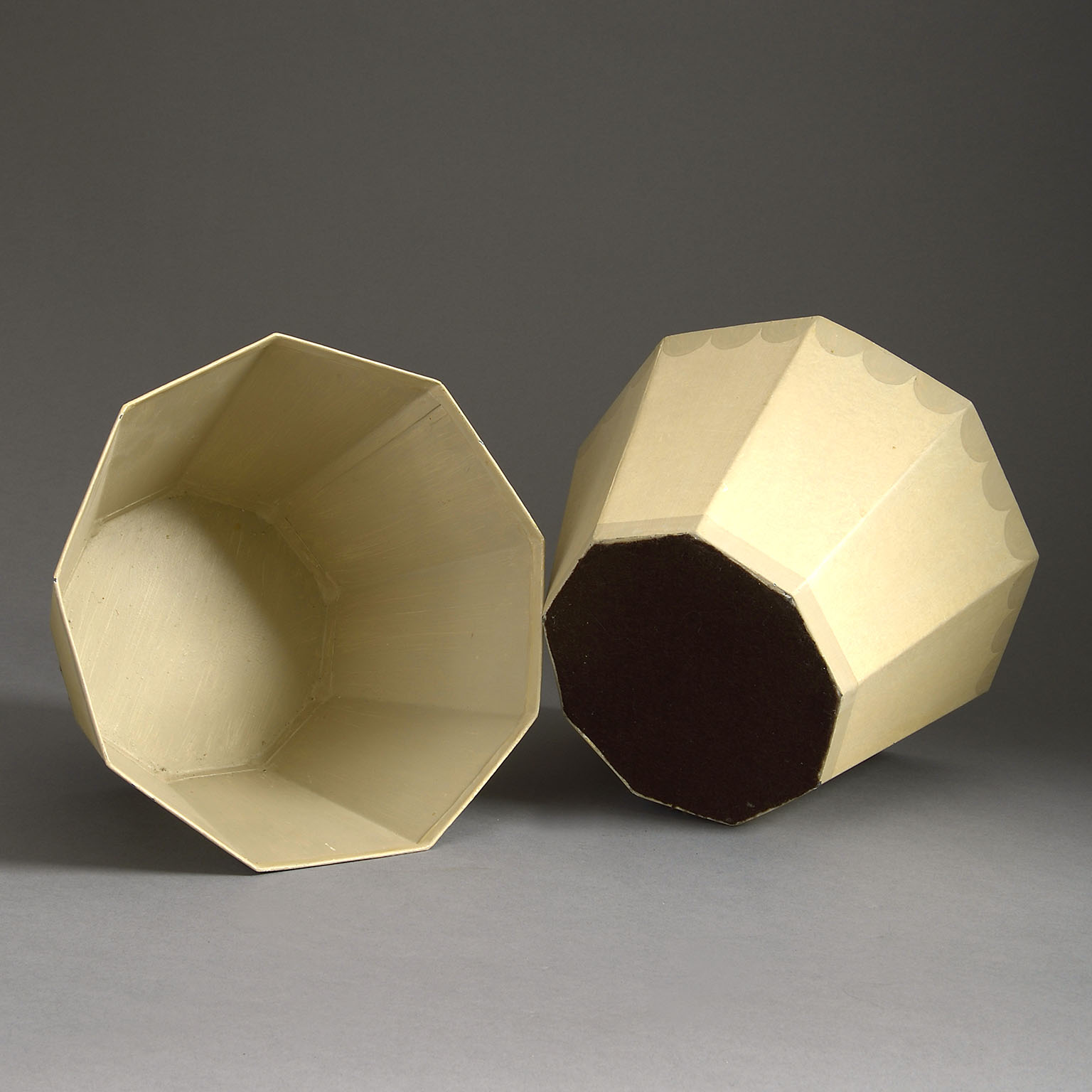 Pair of Sibyl Colefax & John Fowler Tôle Cache-pot/Jardinieres or Waste-paper Baskets Pair of Sibyl Colefax & John Fowler Tôle Cache-pot/Jardinieres or Waste-paper Baskets