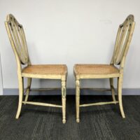 Pair of George III Painted Chairs