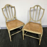 Pair of George III Painted Chairs