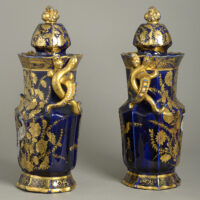 Pair of Mason's Ironstone Vases