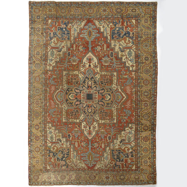 Large 19th Century Heriz Carpet