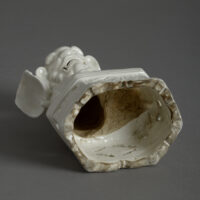 18th Century Blanc de Chine Porcelain Buddhist Lion Incense Holder