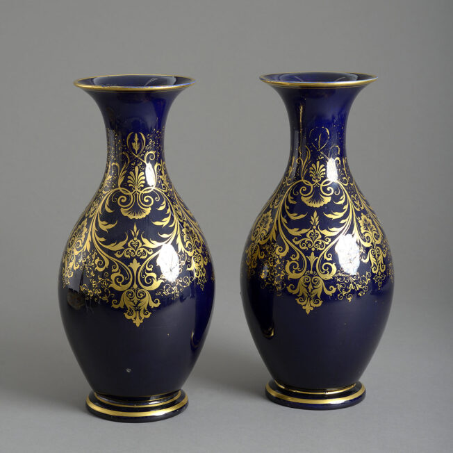 Kerr & Binns Worcester Vases