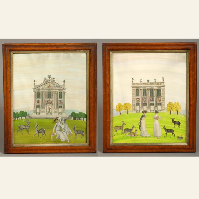 Pair of Regency Collage Pictures