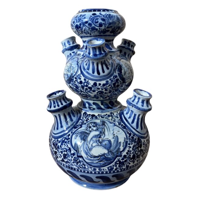 Delft Pottery Tulip Vase
