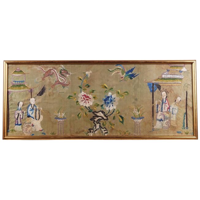 Chinese Embroidered Panel