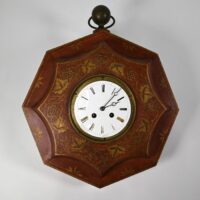 Louis-Philippe Japanned Tôle Sedan Clock