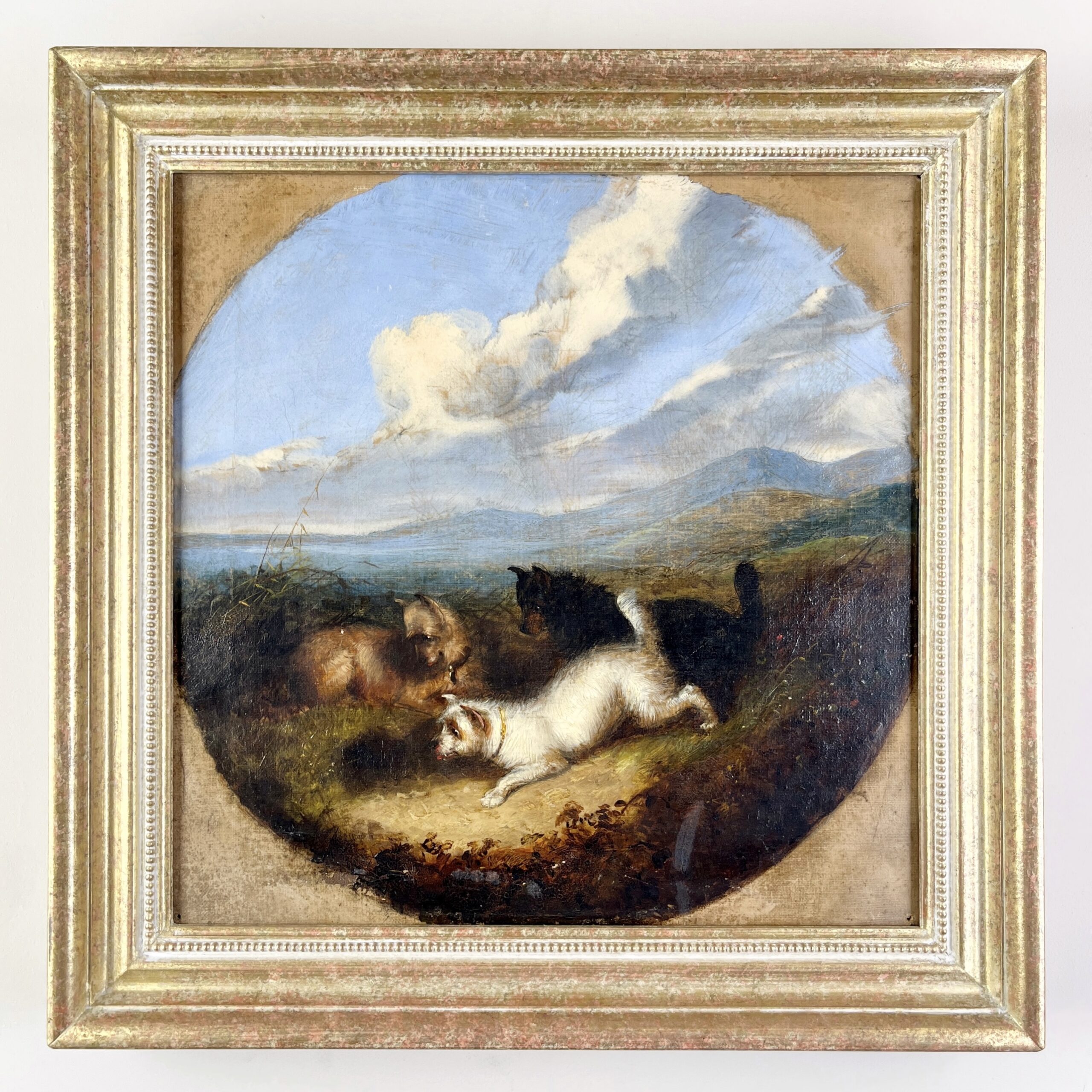 Antique Attributed to George Armfield: Terriers - Adam Calvert Bentley