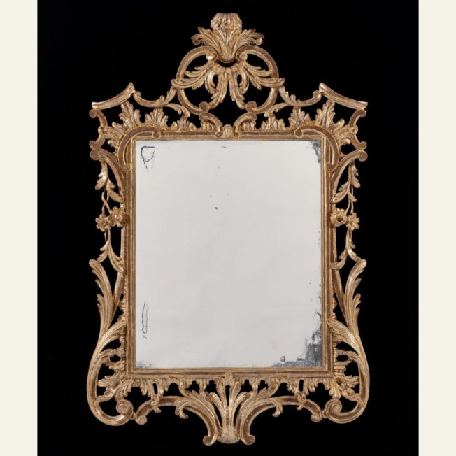 18th Century Carved Giltwood Mirror