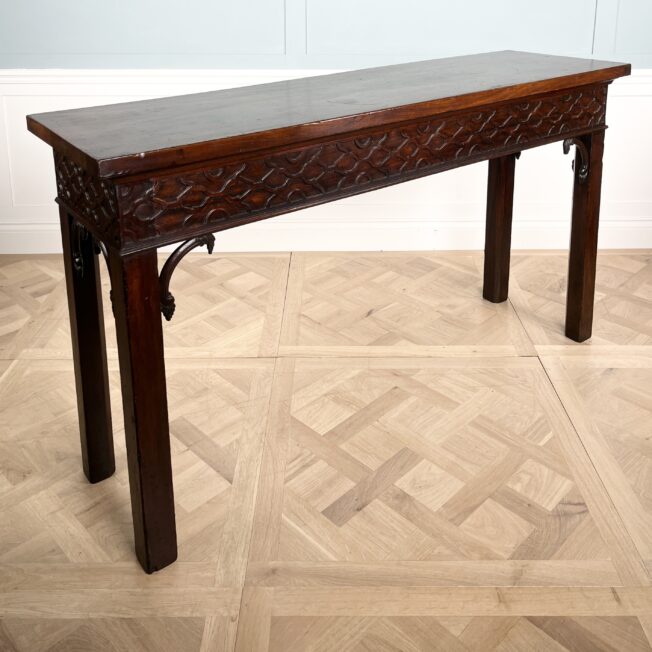 Mahogany side table