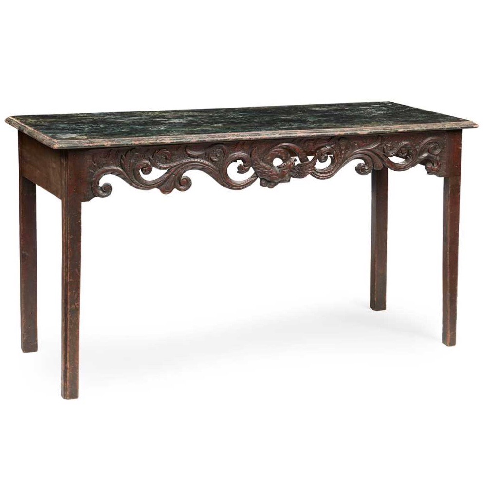 Irish Walnut Side or Serving Table Irish Walnut Side or Serving Table