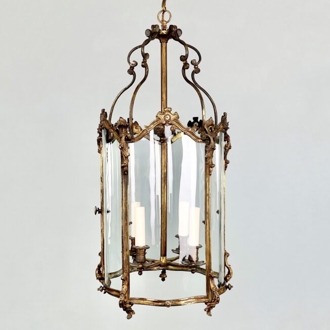 Gilt-Bronze Hanging Lantern