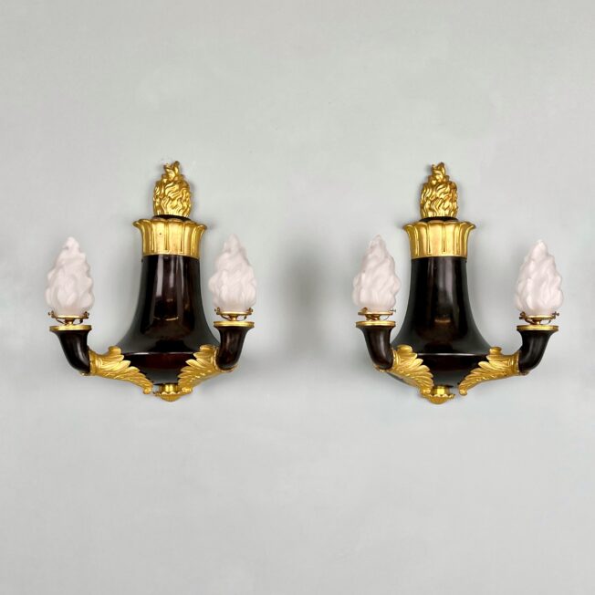 Pair of Louis Philippe Style Wall Lights