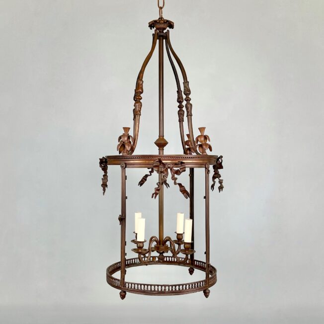 Louis XVI Style Bronze Lantern