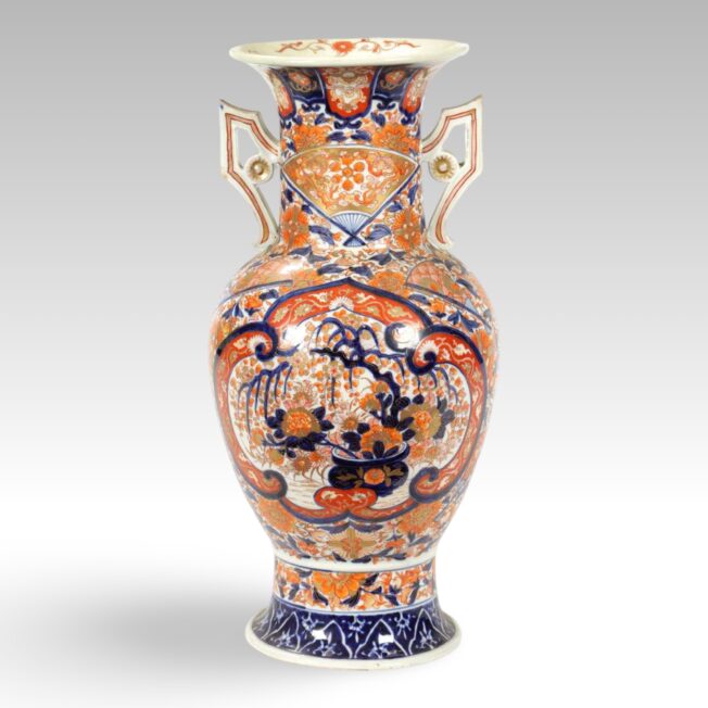 Large Imari Porcelain Vase