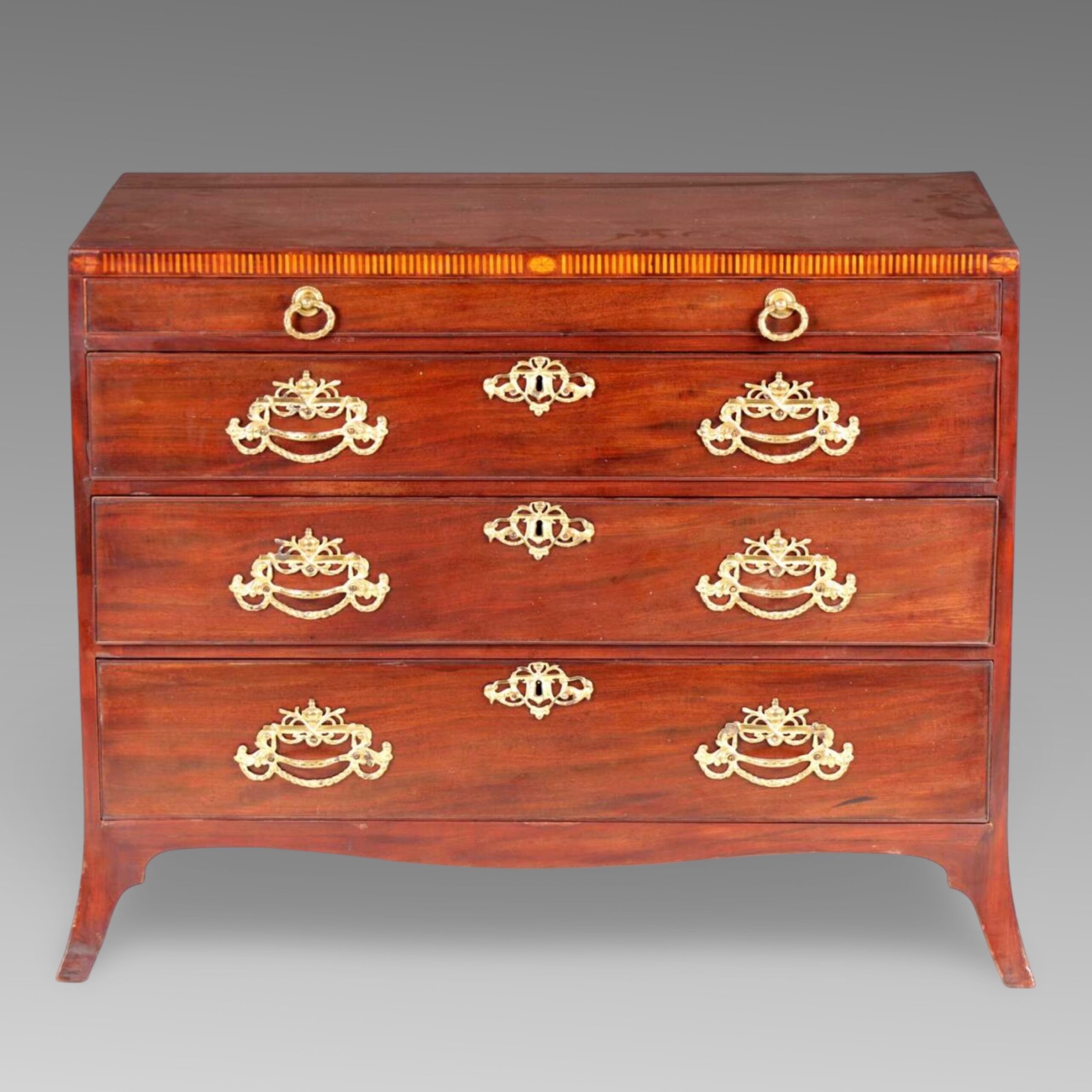 George III Mahogany Chest-of-Drawers George III Mahogany Chest-of-Drawers