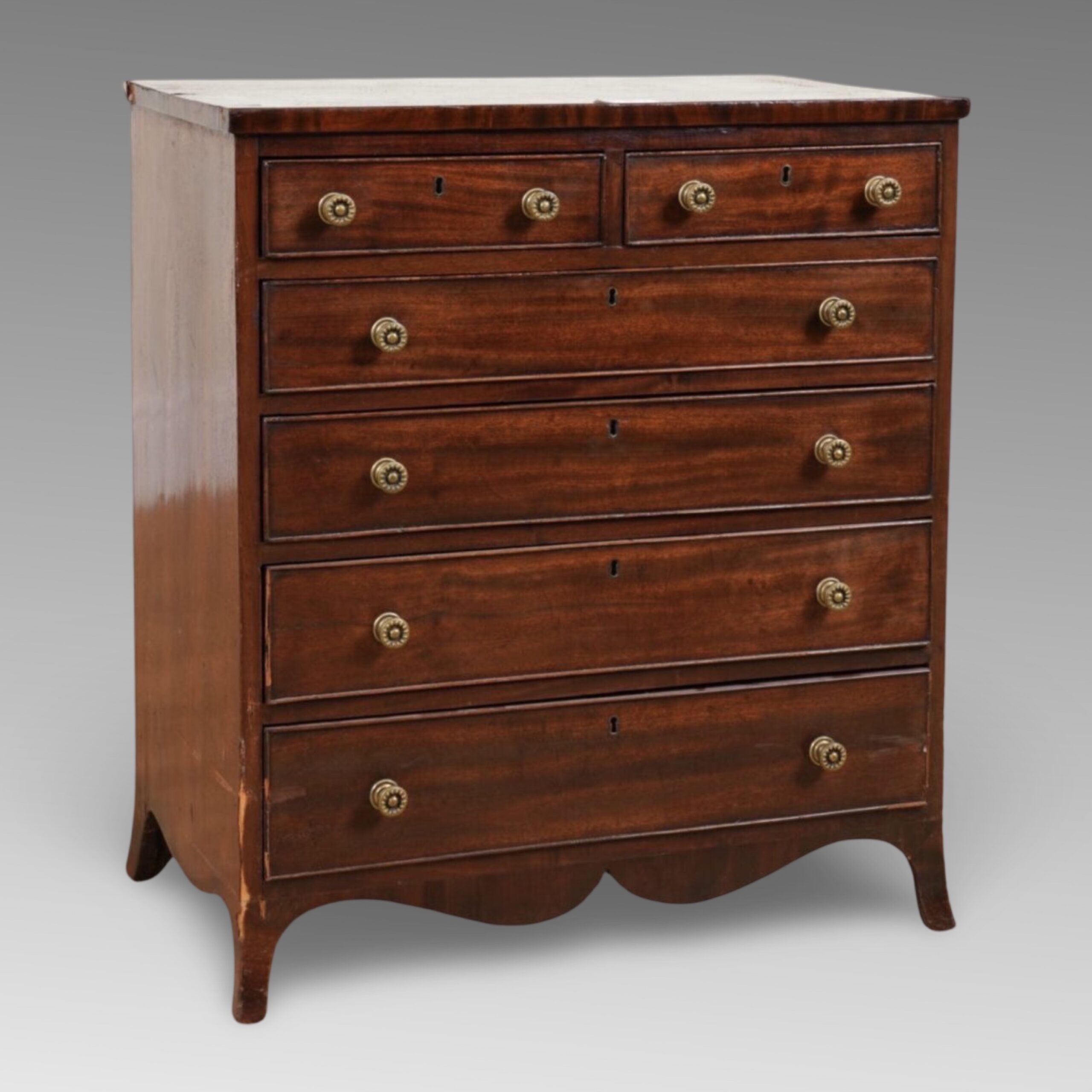 George III Mahogany Small Chest George III Mahogany Small Chest