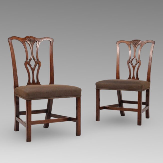 Pair of Georgian side chairs