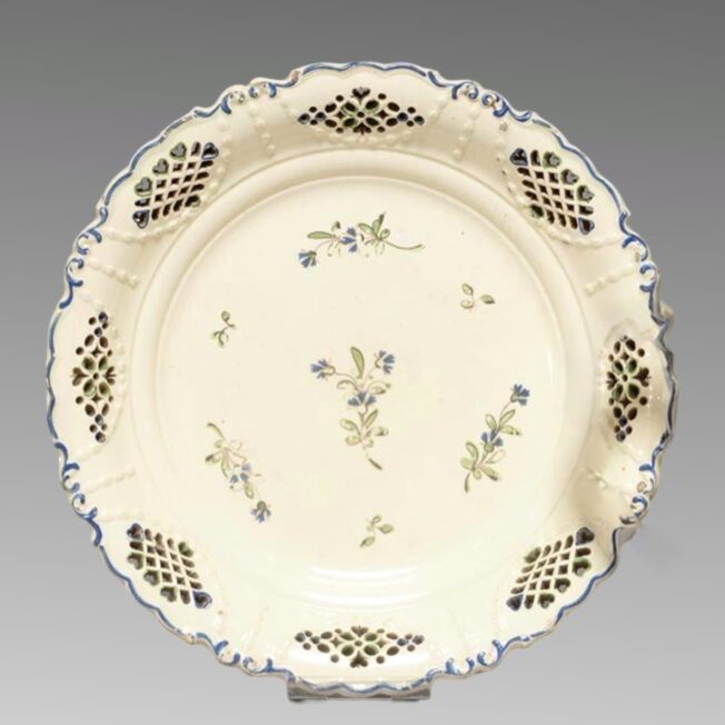 18th Century Leeds Creamware Plate