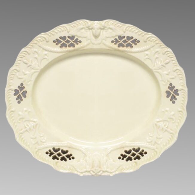 18th Century Leeds Creamware Plate