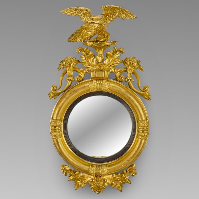 Regency Convex Mirror