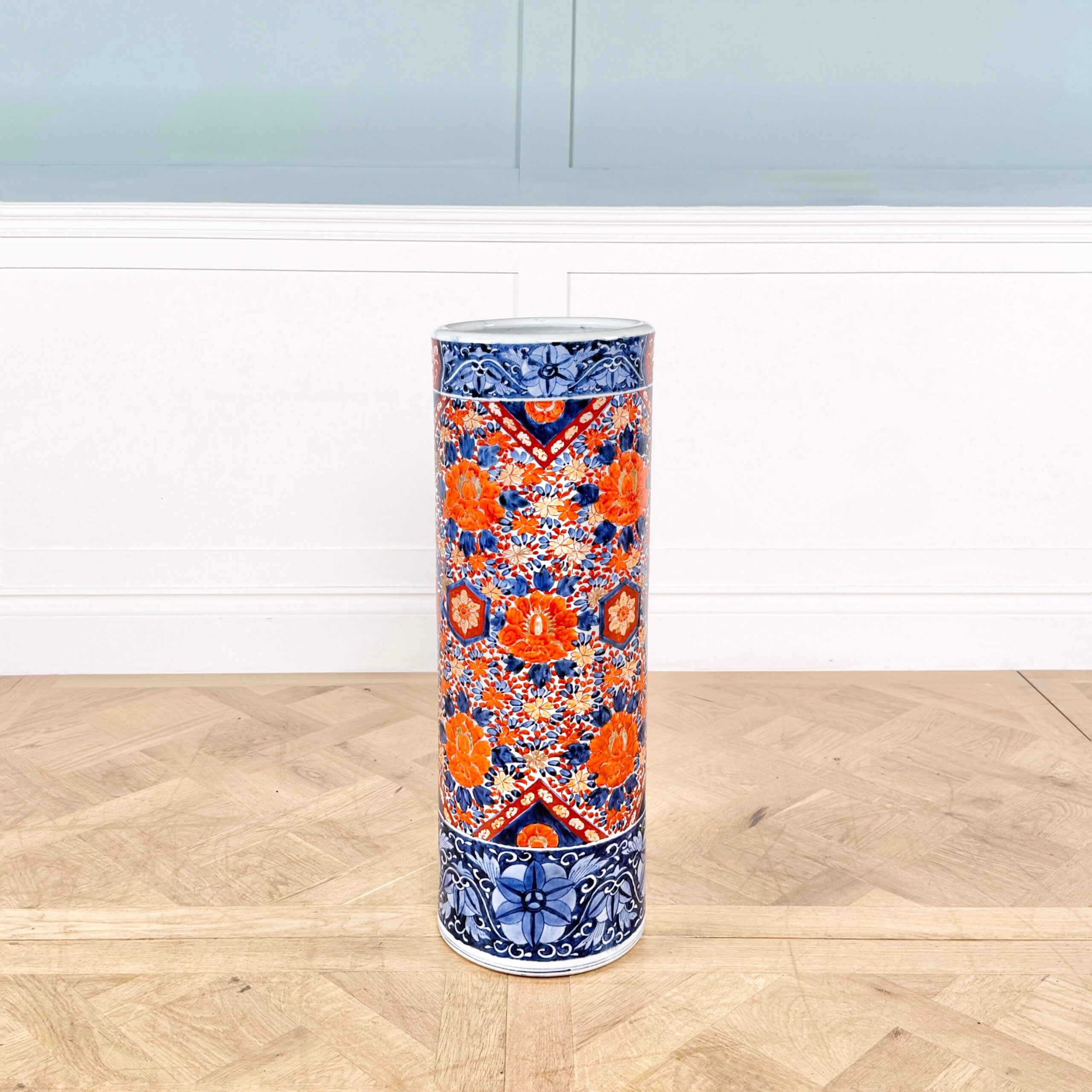 Antique Imari Stick Stand Antique Japanese Imari Stick or Umbrella Stand