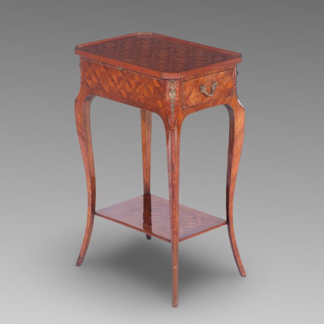 Louis XV Style Kingwood Parquetry Occasional Table