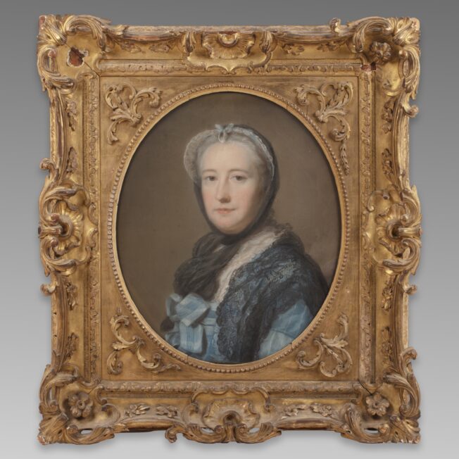 Portrait of a Lady in the manner of Jean-Baptiste Perronneau