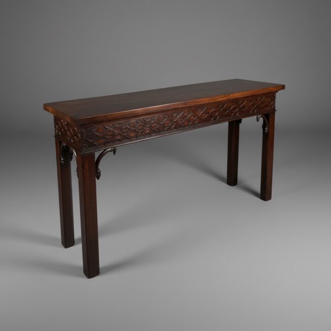 George III Mahogany Side, Console or Serving Table