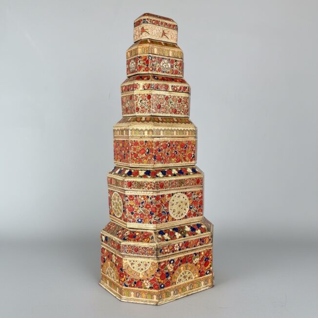Set of Antique Kashmir Lacquer Boxes