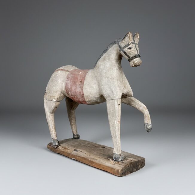 Swedish Carved Wooden Horse