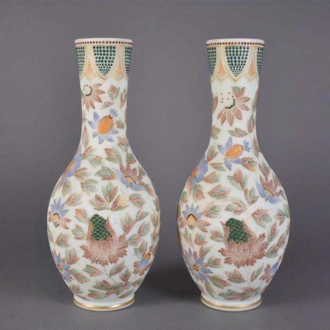 American Mount Washington Glass Vases