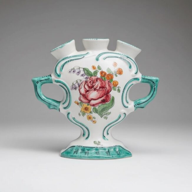 French Faience Tulipière