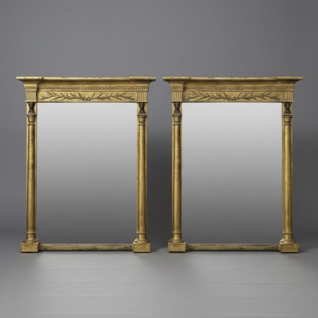 Pair of Regency Giltwood Mirrors
