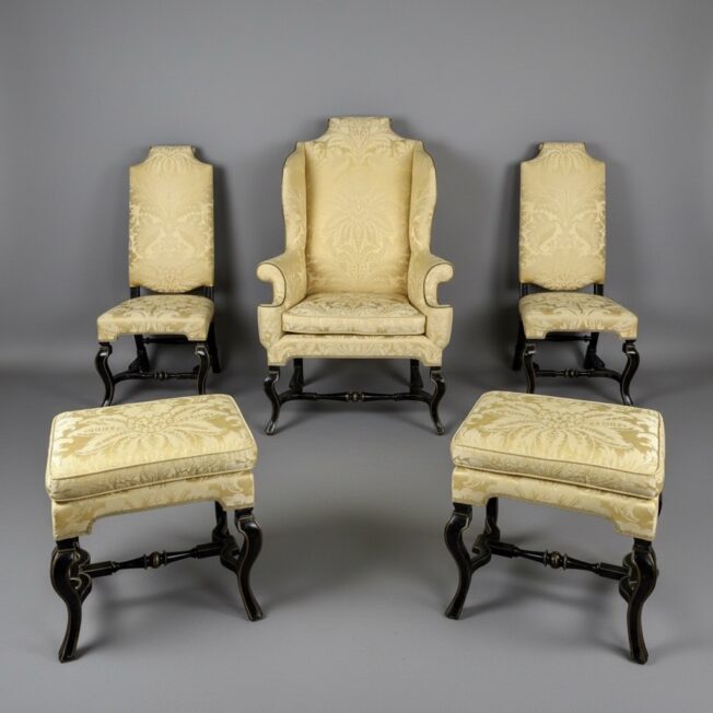 Suite of Queen Anne Seat Furniture