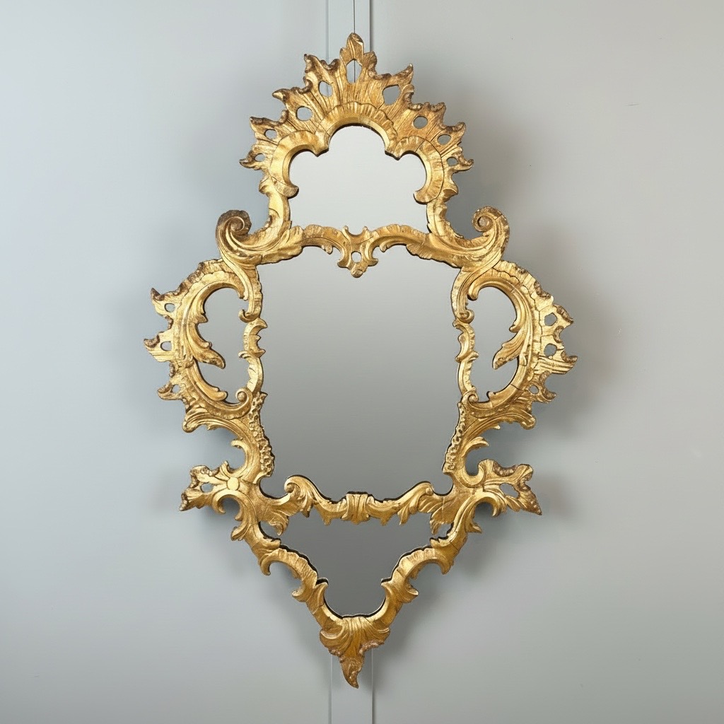 Antique Rococo Mirror Antique Rococo Mirror