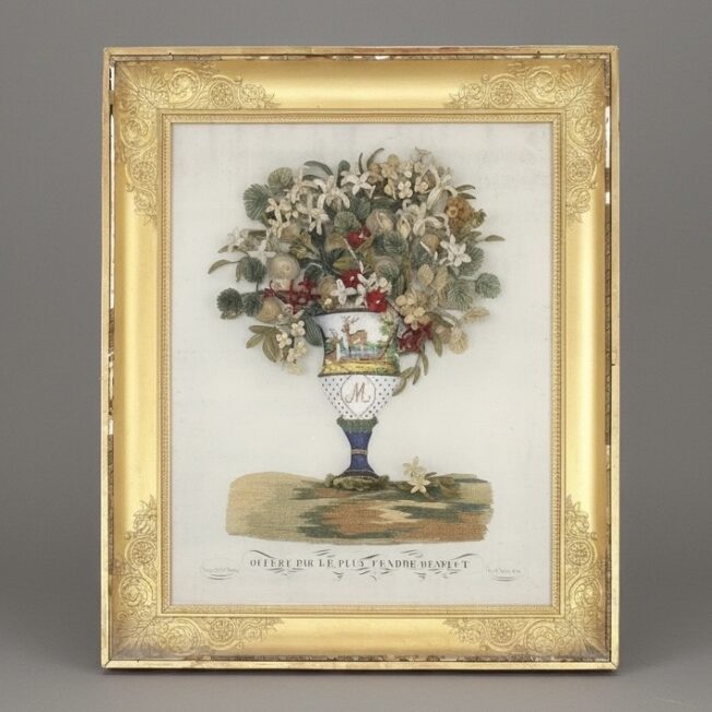 Louis-Philippe Chenille-Embroidered Picture