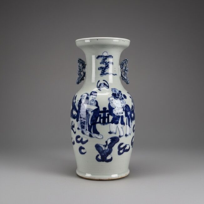 Large Chinese Celadon Porcelain Vase