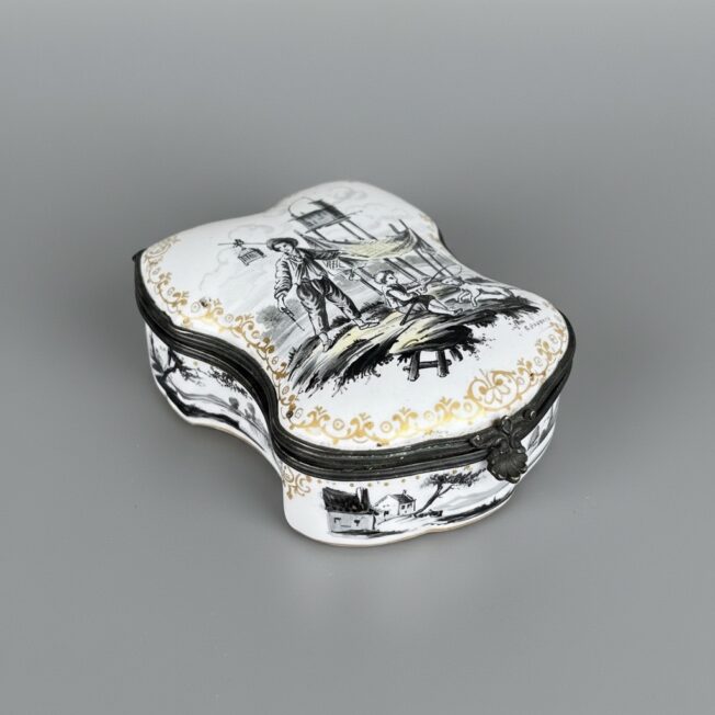 Louis XV Faience Box