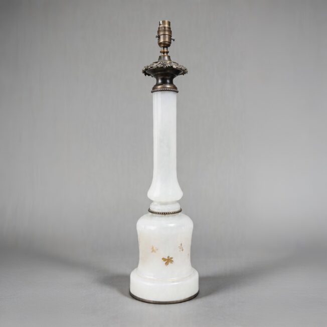 Early Victorian Opaline Lamp