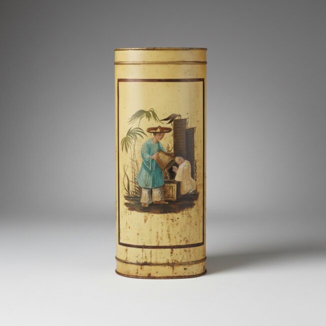 Antique Painted Tôle Stick Stand