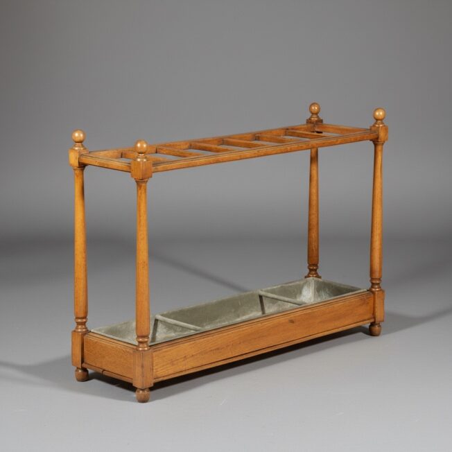 Victorian Oak Stick-Stand