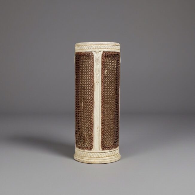 Painted and Caned Stick-Stand