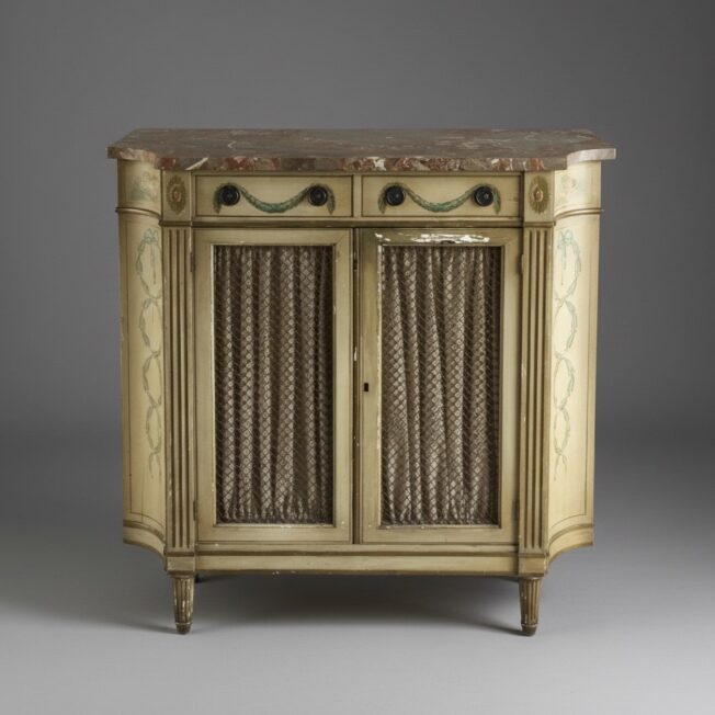 Sheraton Revival Painted Side-cabinet