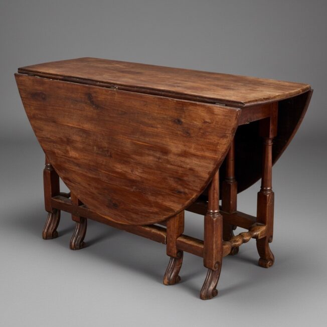 Rare William & Mary Walnut Gateleg Table