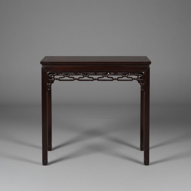 Antique Chinese Hardwood Side Table
