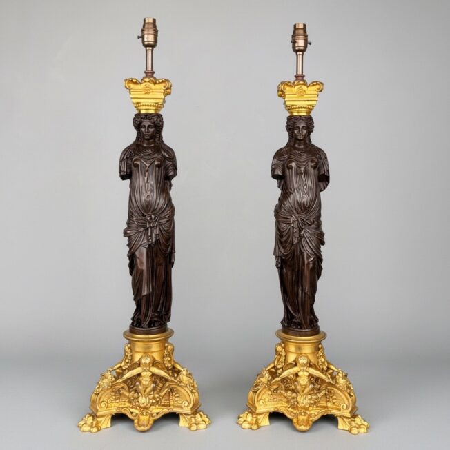 Barbedienne caryatid